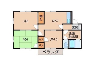 メゾンおかもとの物件間取画像